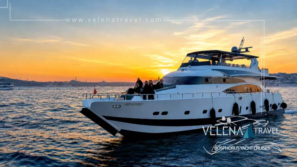 Bospphorus sunset cruise yacht